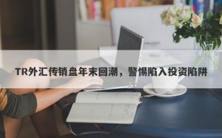 TR外汇传销盘年末回潮，警惕陷入投资陷阱