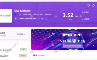 UEZMarkets牌照造假，自研交易软件，完全无法保证资金安全