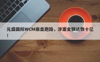 元盛国际WCM崩盘跑路，涉案金额达数十亿！