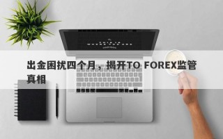 出金困扰四个月，揭开TO FOREX监管真相