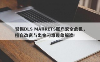 警惕DLS MARKETS账户安全危机，擅自改密与出金刁难现象解读