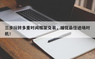 三步玩转多重时间框架交易，捕捉最佳进场时机！