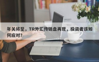 年关将至，TR外汇传销盘再现，投资者该如何应对？