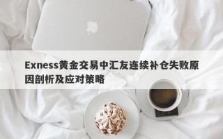 Exness黄金交易中汇友连续补仓失败原因剖析及应对策略