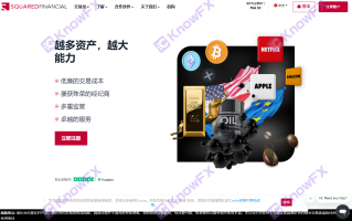 券商SQUAREDFINANCIAL平方金融中文官网与外文官网的监管信息不一致！！