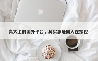 高大上的国外平台，其实都是国人在操控！