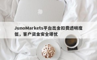 JunoMarkets平台出金扣费透明度低，客户资金安全堪忧