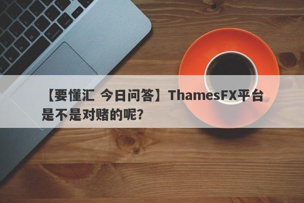 【要懂汇 今日问答】ThamesFX平台是不是对赌的呢？
-第1张图片-要懂汇圈网