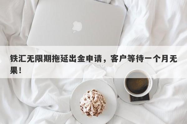 铁汇无限期拖延出金申请，客户等待一个月无果！-第1张图片-要懂汇圈网